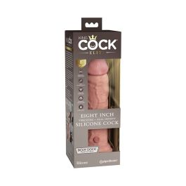 King Cock Elite Dual Density Vibrating Silicone Cock
